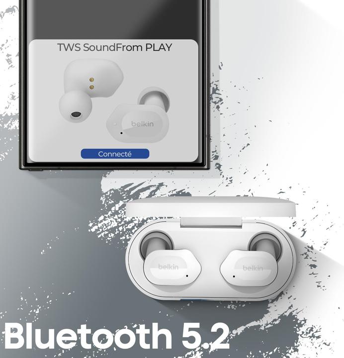 Productafbeelding Belkin Soundform Play Echt Draadloze In-Ear (ANC, 8 h, Bedraad)