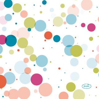 Duni, Tovaglioli, Tovaglioli Festive Bubbles Multi 24X24 Cm (24 x 24 cm)