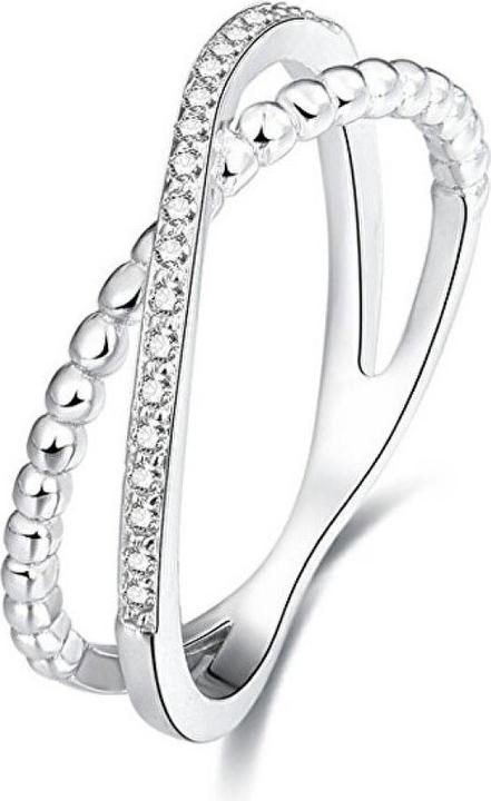 Image du produit Beneto Double anneau en argent AGG145 - Circuit : 60 mm (L) (Argent 925)