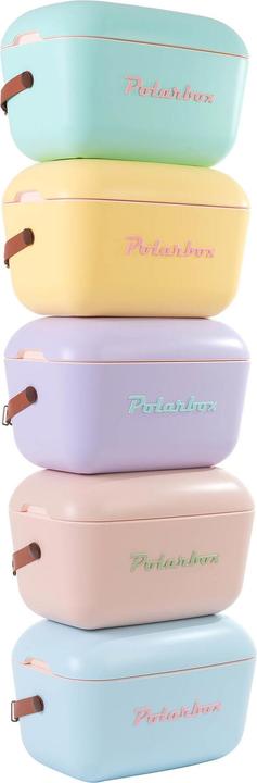 Actual product image Polarbox Retro Cooler baby blue 12l (12 l)