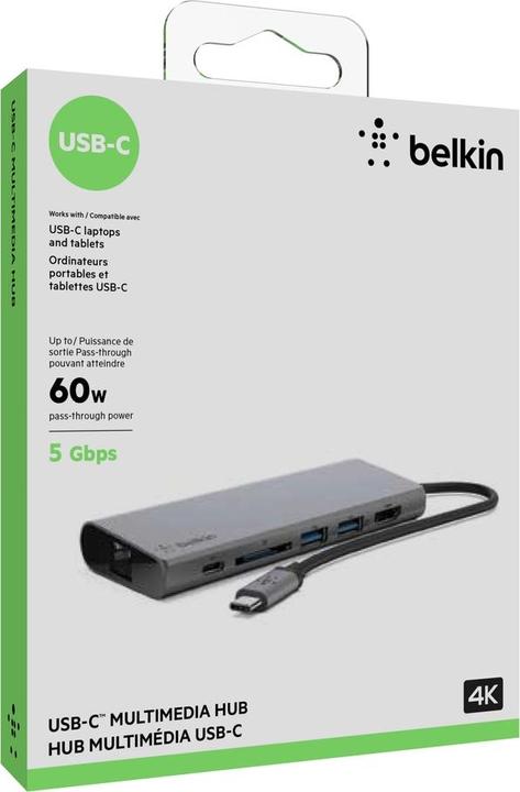 Produktbild Belkin Multimedia (USB-C, USB-A, 1 Ports)