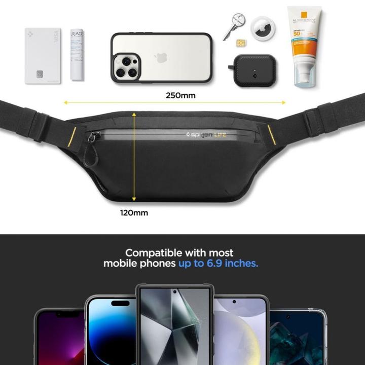 Produktbild Spigen KD411 Waistbag Klasden - black