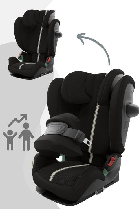 Actual product image Cybex PALLAS G3 I-SIZE PLUS Moon Black | black (Child seat, ECE R129/i-Size Standard)