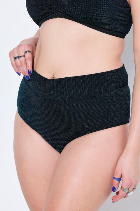 Image du produit Studio Untold Bas de bikini, drapé, effet pailleté (54)