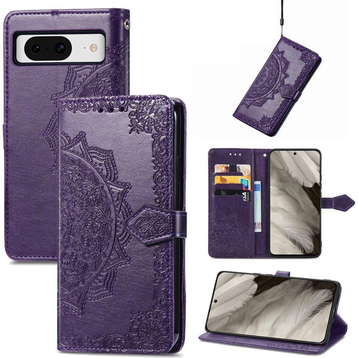 Thumbnail - König Design Hülle Handy Schutz für Google Pixel 8 Pro Case Cover Klapp Tasche Wallet Etuis (Google Pixel 8 Pro), Smartp...