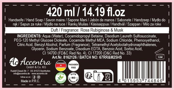 Produktbild Accentra Handseife (Flüssigseife, Handseifenspender, 420 ml)