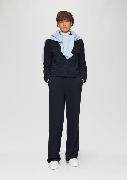 Produktbild S.Oliver Indoor-Jacke Jacke im Relaxed Fit aus Struktur-Jersey (48)