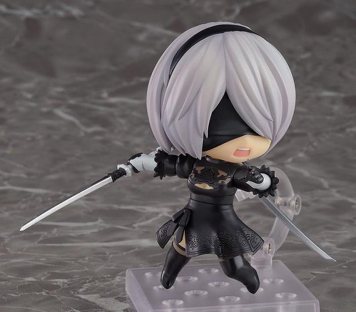 Actual product image Square Enix NieR:Automata Nendoroid Actionfigur 2B (YoRHa No.2 Type B) 10 cm