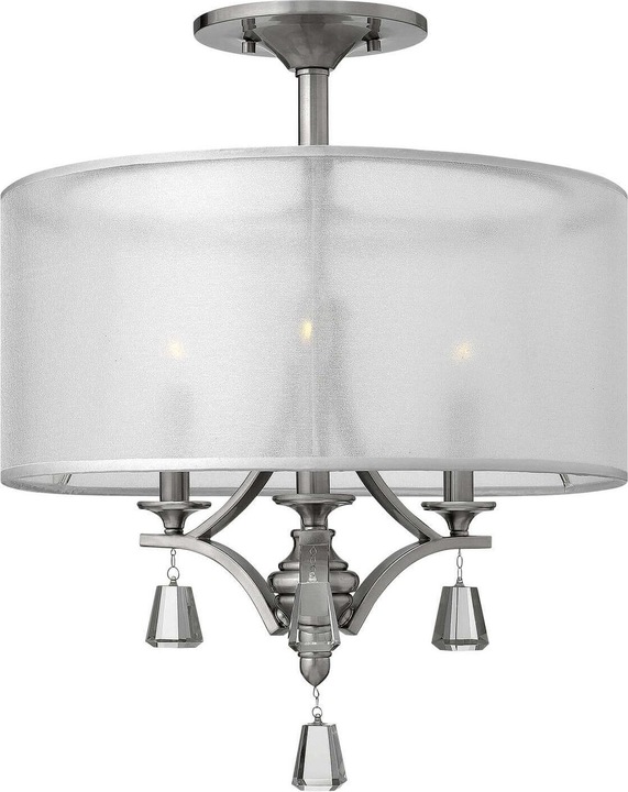 Produktbild Elstead Lighting Mime Deckenleuchte E14 3-fach Nickel gebürstet (E14)