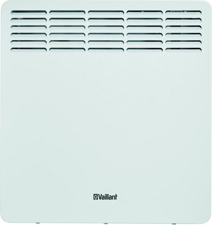 Vaillant eloMENT VER 250/5 Convecteur mural pour env. 25 m2 (blanc), 230V, 2,5 kW de puissance de chauffage (2500 W)