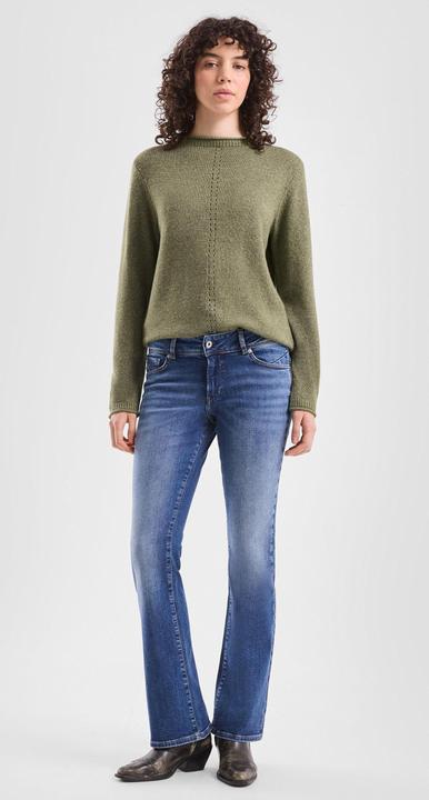 Produktbild s.Oliver Strickpullover Pullover in melange Optik mit Rollkanten (M)