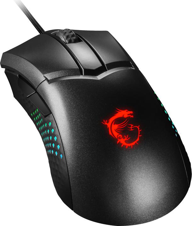 Actual product image MSI CLUTCH GM51 LIGHTWEIGHT mouse Right-hand USB Type-A Optical 26000 DPI (Cable)