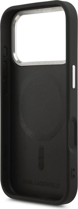 Productafbeelding Karl Lagerfeld - Leather Karl RSG Logo MagSafe (KLHMP17XPSKRSGEK) - iPhone 17 Pro Max - Black (Apple iPhone 17 Pro Max)