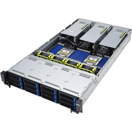 ASUS Server RS720A-E12-RS12/10G/2.6kW/8NVMe/GPU (AMD Epyc 9004 series), Barebone