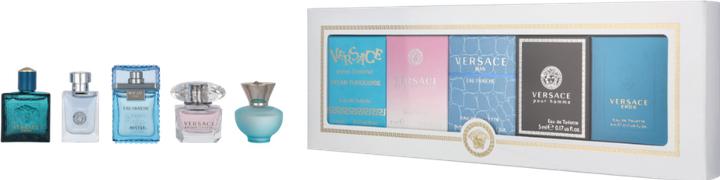 Actual product image NoName Set of miniatures Versace Dylan Turquoise Edt 5ml + Bright Crystal Edt 5ml + Man Eau Fraiche Edt 5ml (Perfume set)