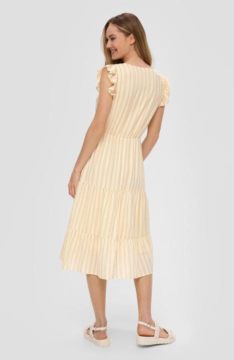Produktbild s.Oliver Kleid Gemustertes Kleid mit Rüschen (42)