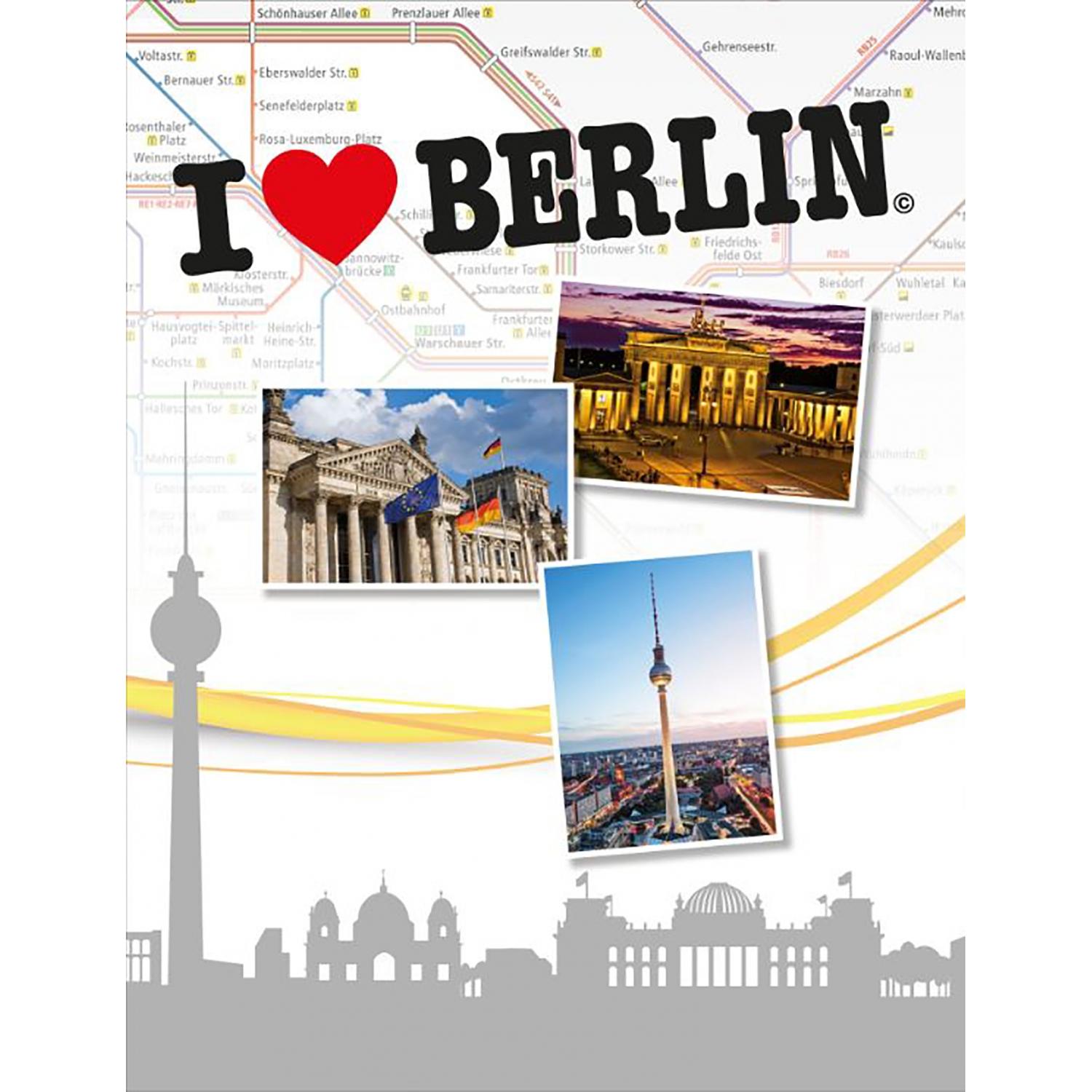 Idena, Ordner, Ordner A4 I Love Berlin FSC-Mix (A4, 40 mm)