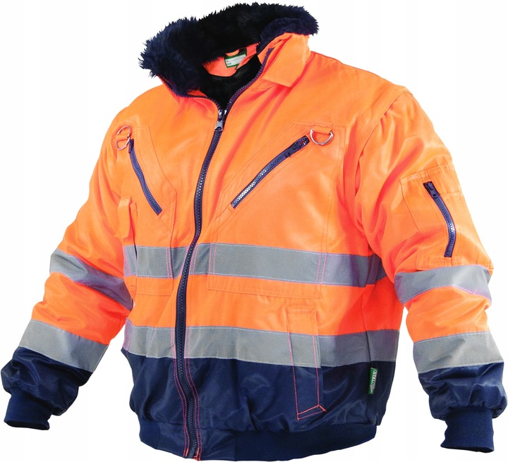 Stalco Reflective Work Jacket Pilot Pilot Hi-vis (6)