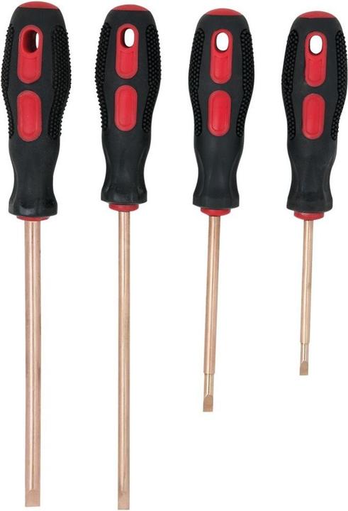 Produktbild KS Tools BERYLLIUMplus Schraubendreher-Satz, Schlitz, 4 Teile (Schlitz)