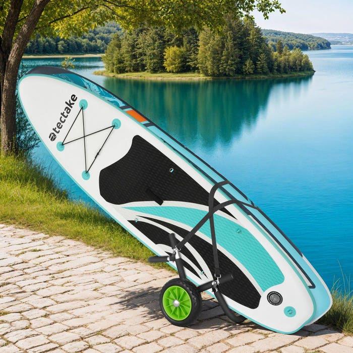 Produktbild tectake Surfboard Transportwagen WaveWheel