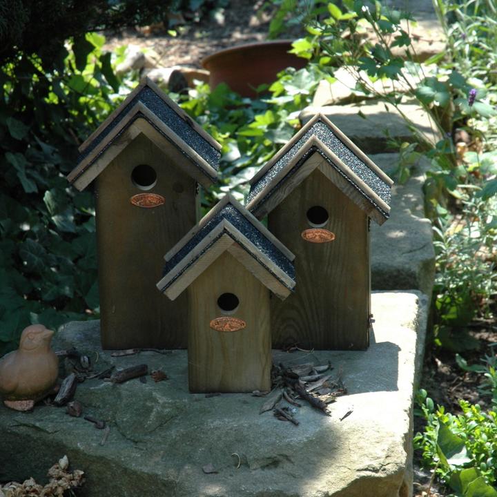 Image du produit Esschert Design Nichoir pour mésange charbonnière avec toit en bitume