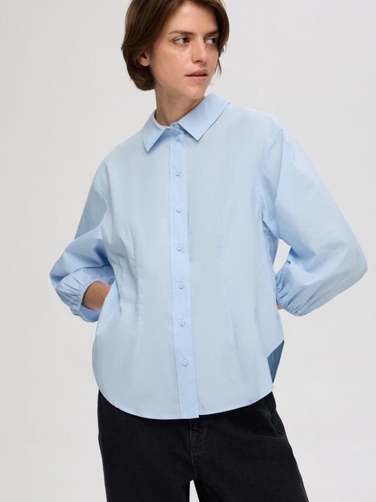 Immagine prodotto Selected Femme Camicia in cotone con maniche a 3/4 (40)