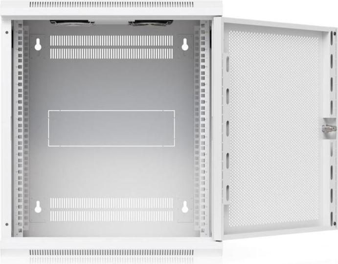 Actual product image Ubiquiti 12U Wall Mount Rack Cabinet, 450mm Depth, Ventilated, White, 19" (12 RU, 19 inch rack)