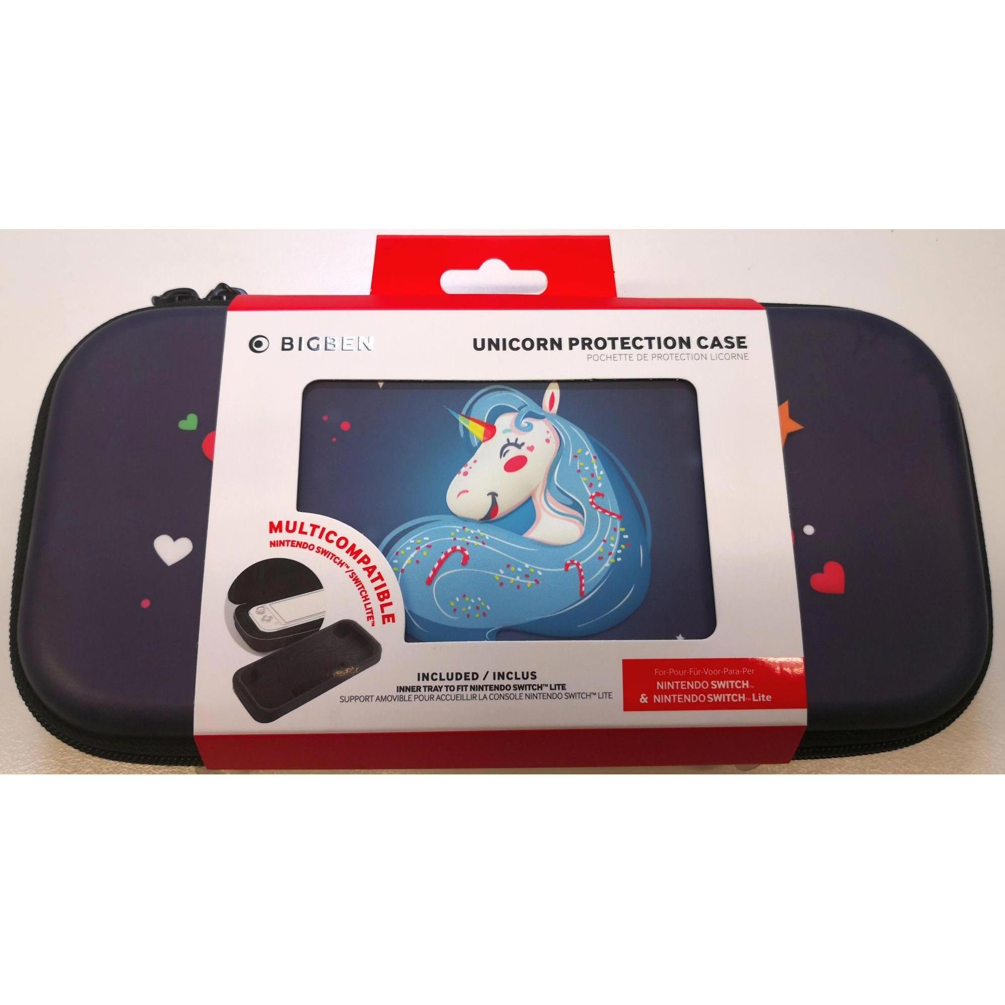 Bigben Valigia da viaggio Unicorn 3D Design (Switch), Altri accessori gaming, Blu