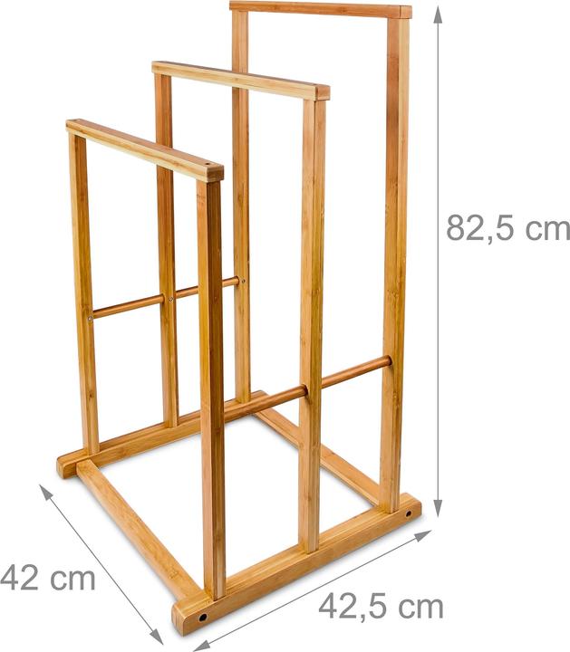 Actual product image Relaxdays Towel rail