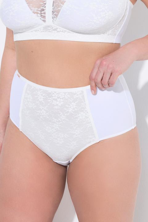 Immagine prodotto Ulla Popken Maxi slip di microfibra con inserto di pizzo (50, 52)