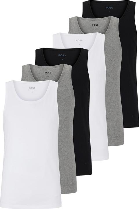 Produktbild BOSS Unterhemd Casual Bequem sitzend (M, 6er Pack)