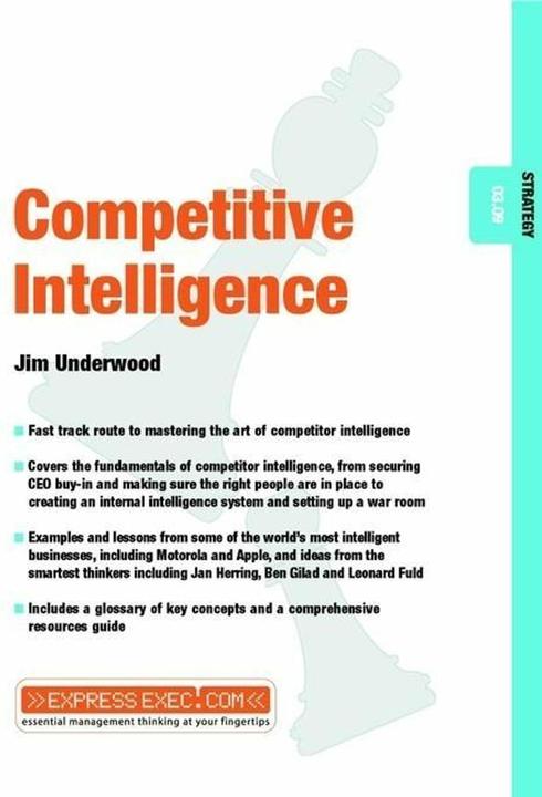 Immagine prodotto Intelligenza competitiva (Inglese, Jim Underwood, 2001)