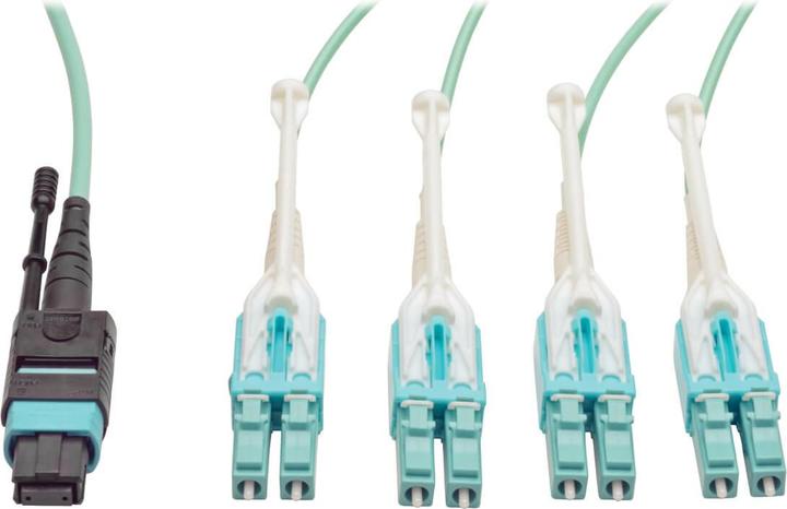 Produktbild Eaton MTP/MPO Fan-out Cable with Push/Pull Tab Connectors MTP/MPO to 4xLC 40GbE 40GBASE-SR (3 m)