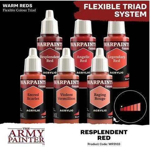 Produktbild The Army Painter Farbe Warpaints Fanatic: Resplendent Red 18 ml