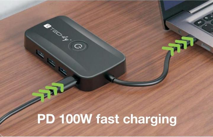 Actual product image Techly Bezprzewodowy transmiter obrazu USB-C do HDMI 1080p do 30m (30 m)