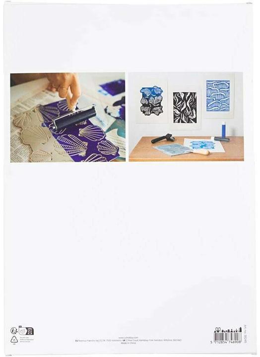 Actual product image Creativ Company Stamp accessories Linoleum printing plate rubber A4
