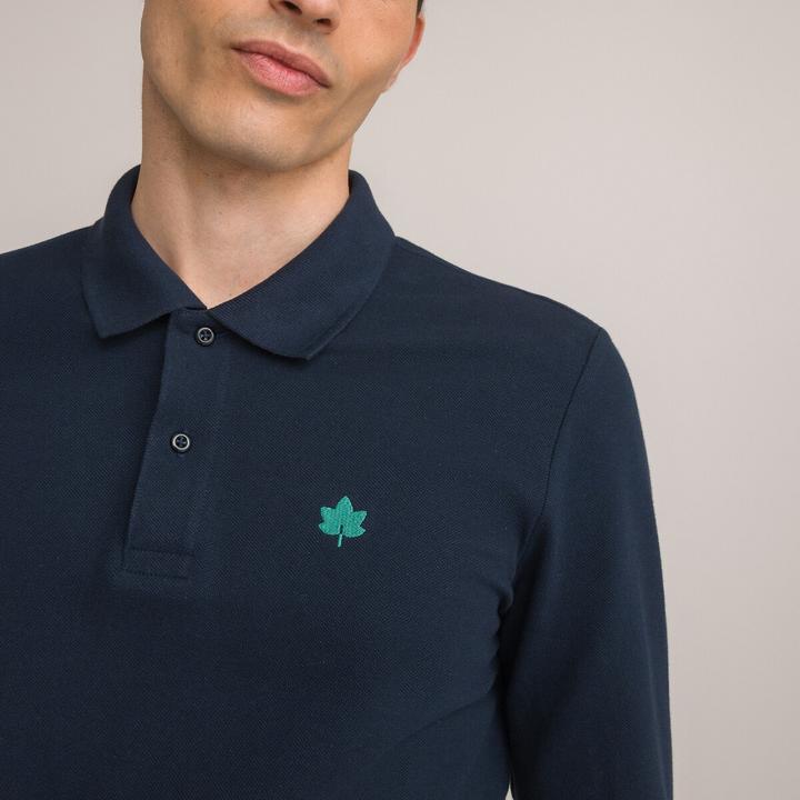 Produktbild La Redoute Collections Langärmeliges Poloshirt (XL)