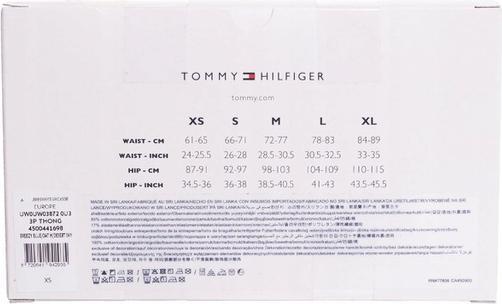 Actual product image Tommy Hilfiger Ladies' thongs in a 3-pack (XS, pack of 3)