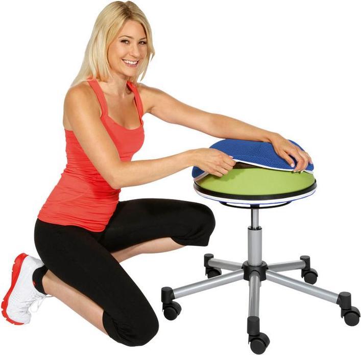 Produktbild Topstar Fitness-Hocker "Sitness Half Ball", schwarz Sitzhöhe: 530