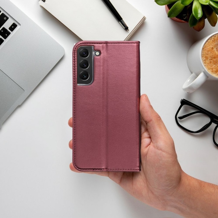 Produktbild Nemo Equipment Book case OEM SMART MAGNETO Book case for SAMSUNG A15 5G burgundy (Samsung Galaxy A15 5G)