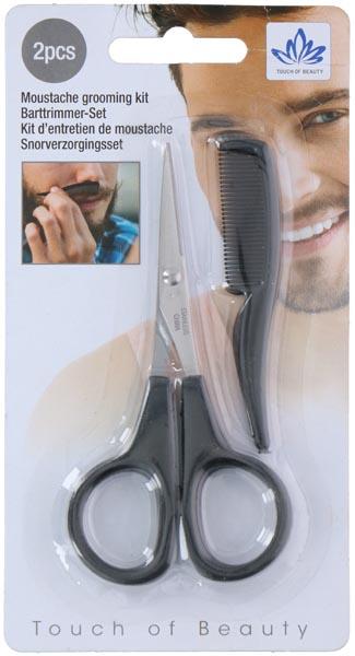 Moustache Grooming Kit 2pc