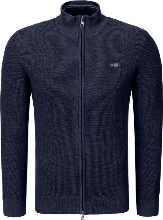 Produktbild GANT Micro Textured Cotton Zip Cardigan (XXL)