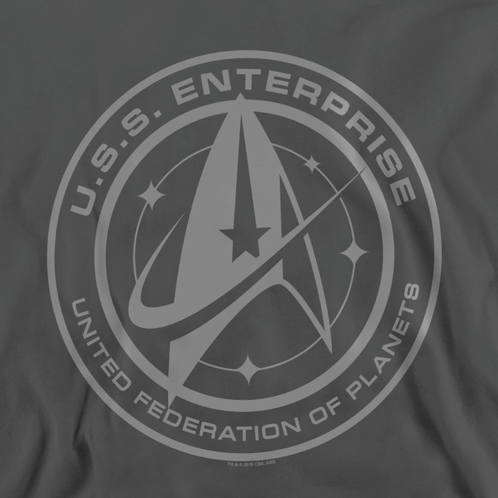 Actual product image Universal Textiles Unisex Adult Enterprise Crest Sweatshirt (XXL)