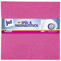 Produktbild ja! spül/haushaltstuch., 6er Pack (6 Stk.)