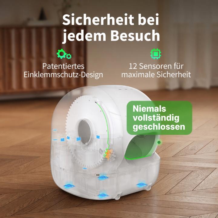 Image du produit Petkit Purobot Max Pro 2 (Bac à litière autonettoyant, Bac à litière fermé)