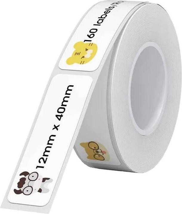 Image du produit Niimbot Etiquettes thermiques stickers 12x40 mm, 160 pcs (1.20 cm)