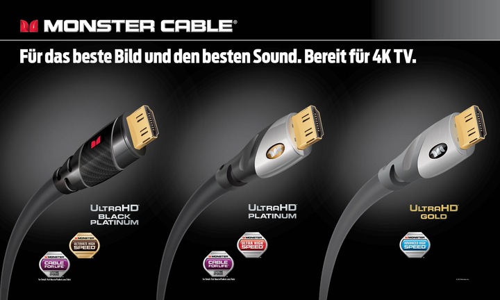 Actual product image Monster Black Platinum (1.50 m, HDMI)