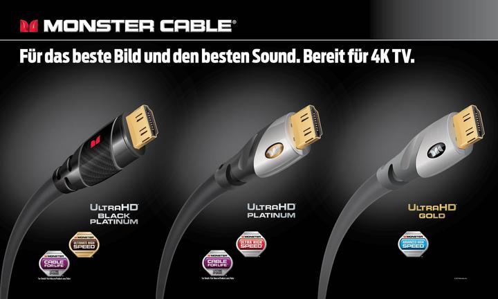 Actual product image Monster Black Platinum (5 m, HDMI)