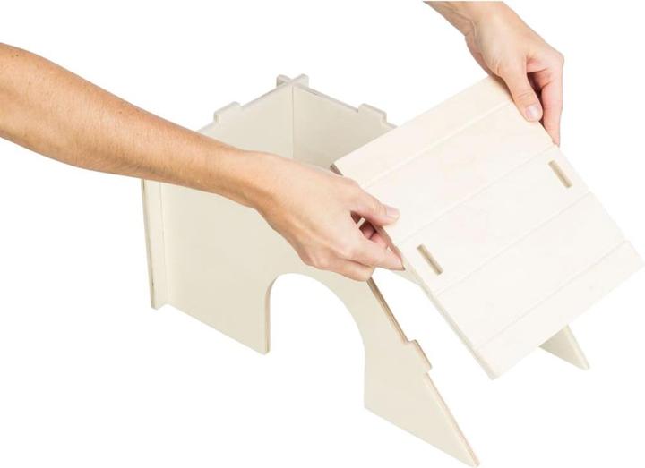 Produktbild Trixie Häuschen Bent Meerschweinchen/Zwergkaninchen, 40x18x23 cm