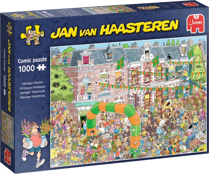 Actual product image Jumbo Jan Van Haasteren - Four Day Marches (1000 pieces) (1000 pieces)